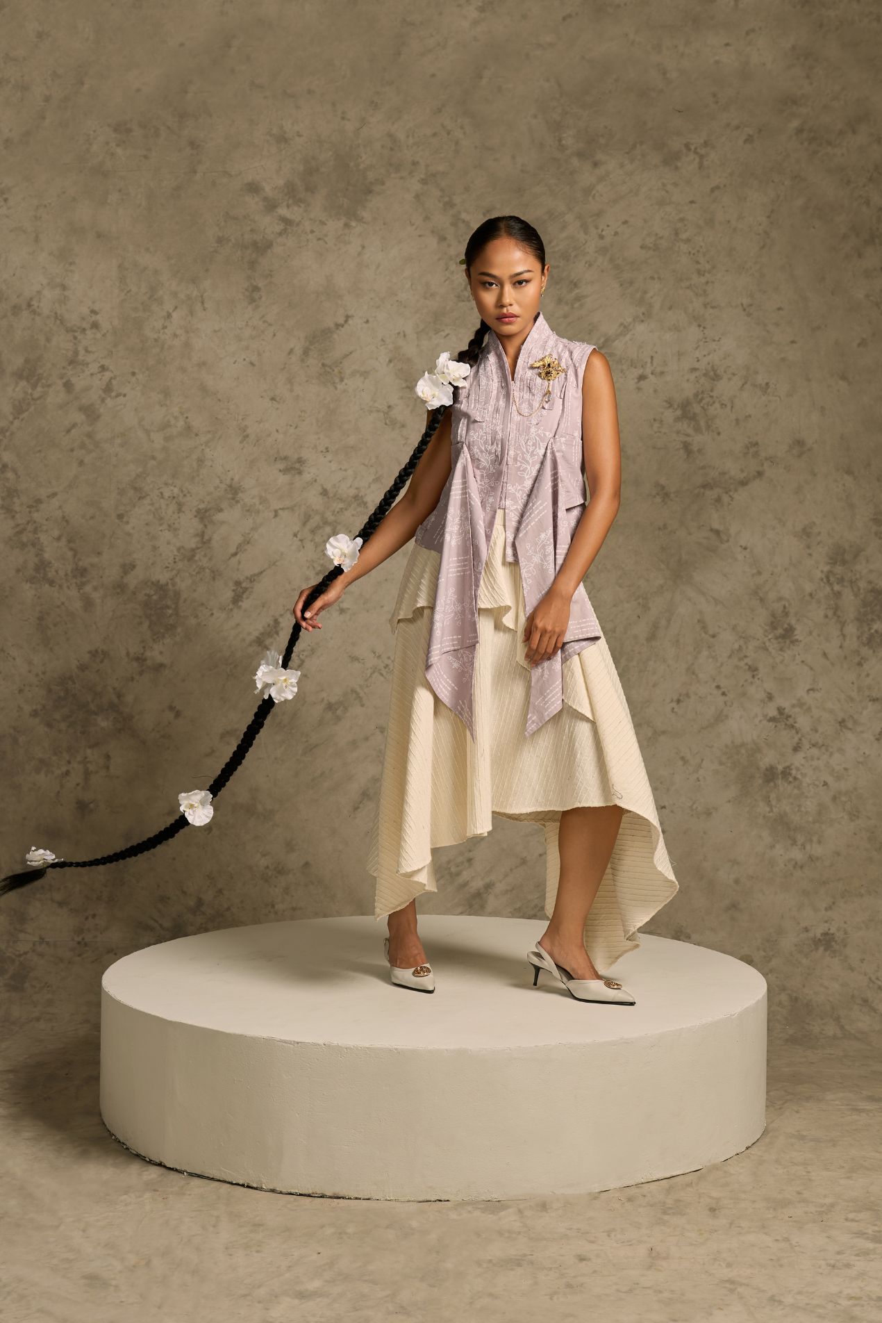 White Kalana Tenun Skirt